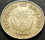 Moneda exotica 50 PESOS - COLUMBIA , anul 2005 * cod 1364