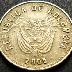 Moneda exotica 50 PESOS - COLUMBIA , anul 2005 * cod 1364