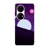 Husa compatibila cu Huawei Nova Y70 model Minimal Night, Silicon, TPU, Viceversa, Transparent, Carcasa