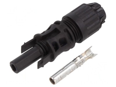 Conector Solar Mamă Drept 4-6mm2 Crimpat MC4 Evo Stor Mufă foto