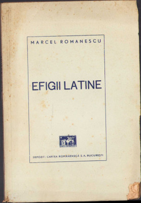 HST C995 Efigii latine 1941 Marcel Romanescu foto