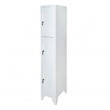 Vestiar, dulap metalic cu 3 usi securizate 1700x300x450mm Breckner Germany