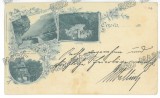 3579 - ORSOVA, Litho, Romania - old postcard - used - 1899
