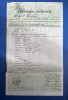 Testimoniu scolastic Seminarul Blaj - Alba Preot Iosif Goga - tata Octavian Goga