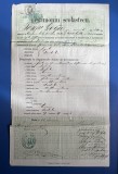 Testimoniu scolastic Seminarul Blaj - Alba Preot Iosif Goga - tata Octavian Goga