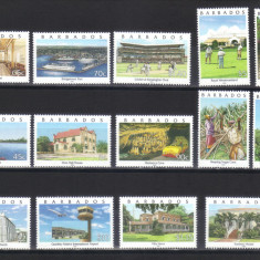 BARBADOS 2000, Peisaje din Barbados, Aviatie, Faruri, serie neuzata, MNH