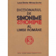 L. Seche, M. Seche - Dictionarul de sinonime al limbii romane - 106387