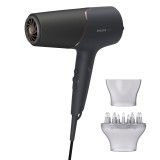 Uscator de par Philips BHD538/30, 2300 W, 6 setari caldura, Negru