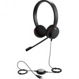 Cumpara ieftin Casti cu Microfon Jabra Evolve 20 Stereo pentru Call Center, Telecomanda pe Fir, USB, Second Hand - Reconditionat