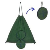 Sacosa pentru rufe pliabila, 30L, Verde Olive, cu husa si carlig, CMCLASS
