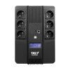 UPS TSY Power, 600VA/360W, LCD, line interactive, 6 x Schuko TSY-D-0K6-LCD
