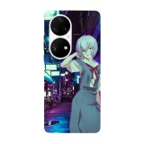 Husa compatibila cu Huawei Nova Y70 model Rey Evangelion, Silicon, TPU, Viceversa, Transparent, Carcasa