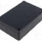 Carcasa ABS, 81.5mmx120mmx36mm, MASZCZYK - KM-76 BK