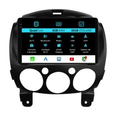 Navigatie Dedicata Mazda 2 (2007-2014), 9 Inch, 2Gb Ram, 32Gb stocare, Carplay
