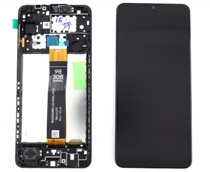Display Samsung Galaxy A34 A346 Display Mare OLED cu Rama Black Negru