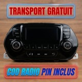 Radio Original Fiat Tipo (356) Continental VP1 EMEA DAB OEM 07357352700 + cod radio pin inclus