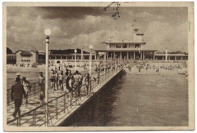 !!! RARR : MAMAIA - DEBARCADERUL - CIRCULATA 1952 foto