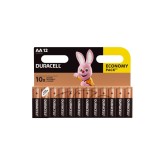 Set 12 baterii alcaline Duracell Basic LR6 AA