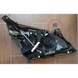 Far Opel Vectra C 09.2005-09.2008 SIGNUM 09.2005-08.2008 TYC fata stanga, tip bec H1+H7, culoare rama negru CLEMA RUPTA