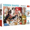 Puzzle trefl 1000 forme ascunse catelusii draguti