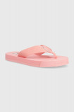 Cumpara ieftin Tommy Jeans slapi TJW SOPHISTICATED FLIP-FLOP femei, culoarea roz, cu toc plat, EN0EN02452