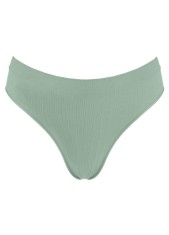 Chiloti Seamless Ribbed Kaki pentru Femei - Ajustare One Size, CMCLASS