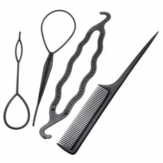 Set de accesorii 4 buc. pentru coafură pentru păr