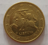 Moneda 50 eurocent Lituania 2015