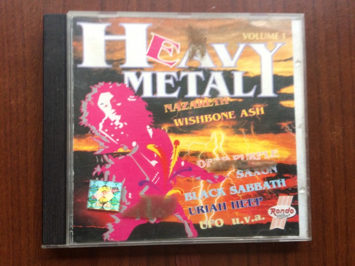 heavy metal vol 1 various cd disc compilatie muzica heavy metal hard rock VG/VG+