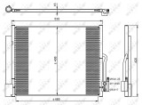 NRF 350053 EASY FIT Condensator, climatizare