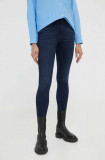 Levi&#039;s jeansi 711 SKINNY femei, culoarea albastru marin