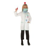 Costum Doctor Mario cu accesorii pentru copii 110-116 cm 3-5 ani