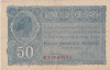 ROMANIA 50 BANI BGR 1917 aVF