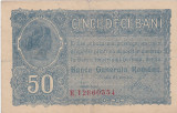 ROMANIA 50 BANI BGR 1917 aVF