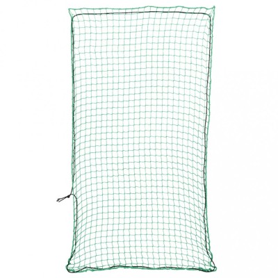Plasă de remorcă cu funie elastică, verde, 7x3,5 m, PP foto