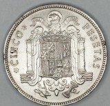 SPANIA 5 PESETAS 1949 {49} KM 778 [5]