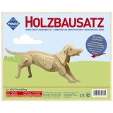 Kit constructie din lemn, caine, 37 piese, Pebaro 852/7