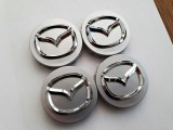 Capace jante aliaj MAZDA 56mm set 4 gri crom