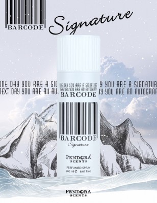 Spray Deodorant Paris Corner, Barcode Signature, Barbati, 200 ml foto