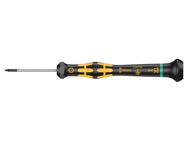 Şurubelniţă Torx de precizie TX03 ESD 137mm