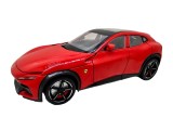 Macheta replica Ferrari Purosangue rosu 1:24 metal lumini sunete usi si capote functionale