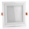 PANOU LED PATRAT INCORPORABIL 18W 6400K ALB RECE, STICLA, V-TAC