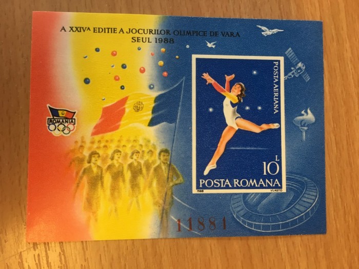Romania 1988 - Colita Seul Romania 1988 - Colita Seul