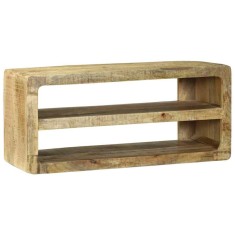 vidaXL Suport TV cu raft Maro 80 x 32 x 36 cm Lemn masiv de mango 4104543