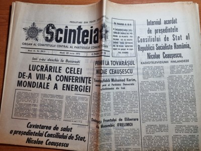 scanteia 29 iunie 1971-cuvantarea lui ceausescu foto