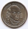 Statele Unite (SUA) 1 Dolar 2007 D - (Presidential Dollars: 4. Madison) KM-404 UNC !!!, America de Nord