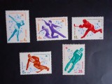 1980 - Rusia - J.O. de iarna Lake Placid - serie - Mi.4915 - 4919