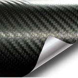 Folie colantare auto Carbon 3D Negru, 3,0m x 1,52m AVX-KX10365, AVEX