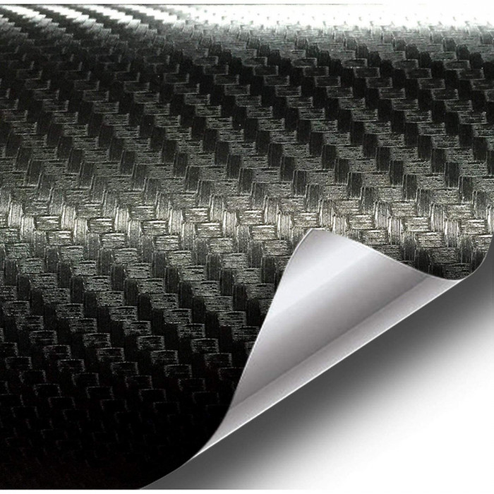 Folie colantare auto Carbon 3D Negru, 3,0m x 1,52m FAVLine Selection