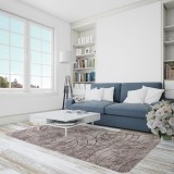 Cumpara ieftin Covor Model Fashion 32006-120, Marime 60 x 130 cm, Maro, Inaltime Fir 12 mm, Antialergic, Polipropilena, Living, Dormitor, Sufragerie, Birou